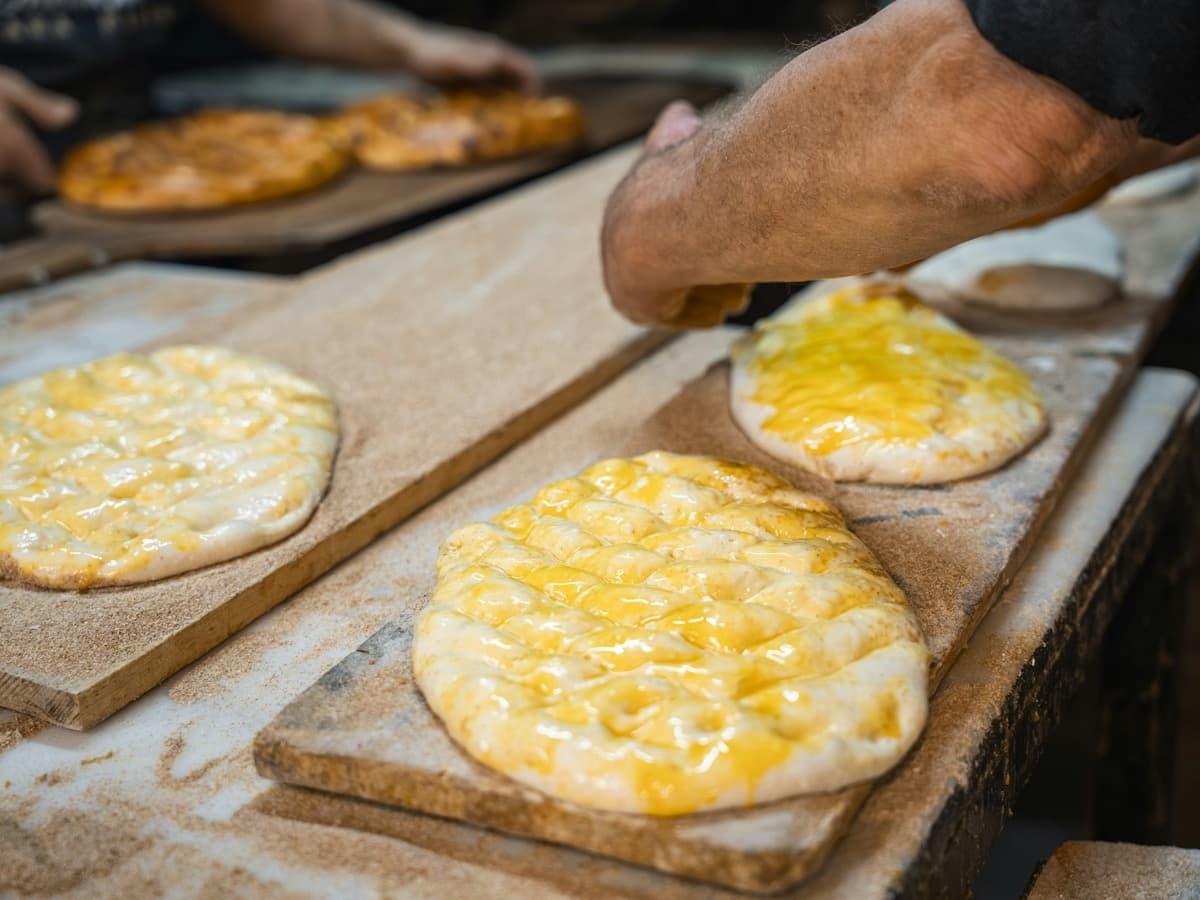 Cast-Iron Flatbread — Salt & Olive dish photo